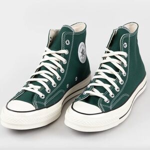 NEW Converse Green and White High-Top Sneakers